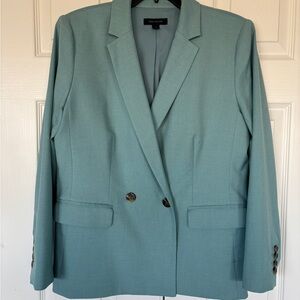 Ann Taylor Teal Tailored Blazer